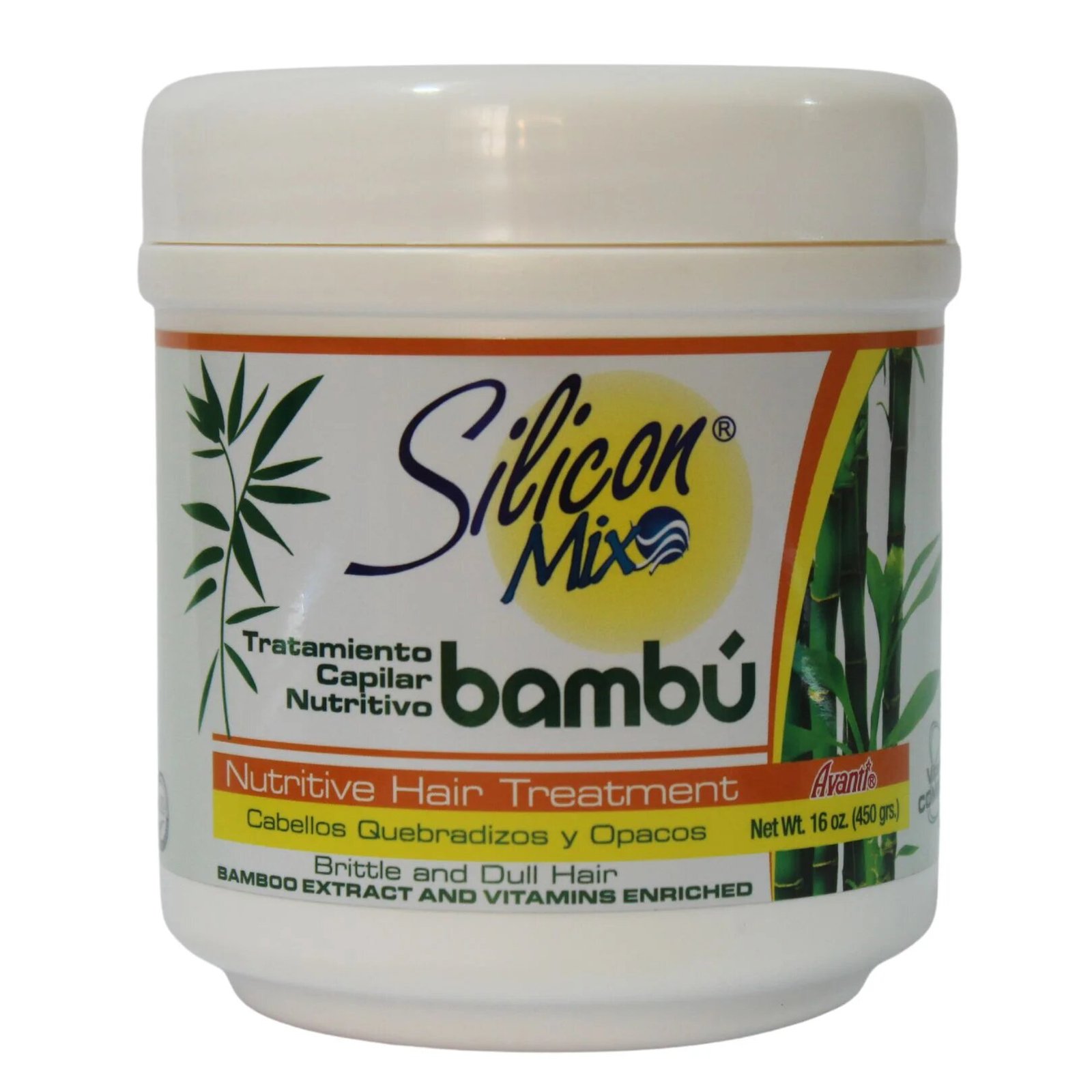 Silicon Mix Bambu Treatment Jar 16oz